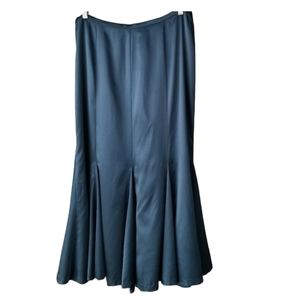 Lane Bryant dark teal maxi Skirt 14/16